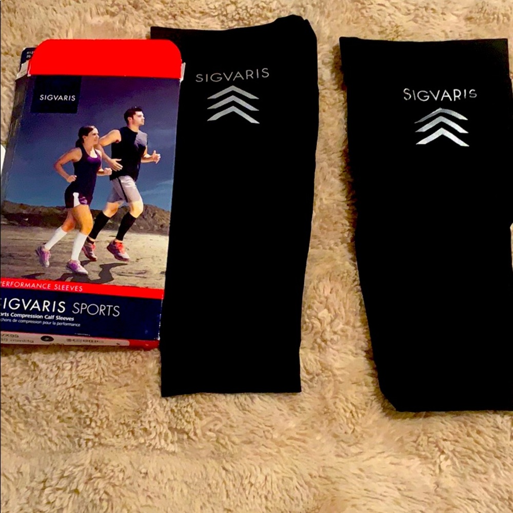 Sigvaris sports compression calf sleeves